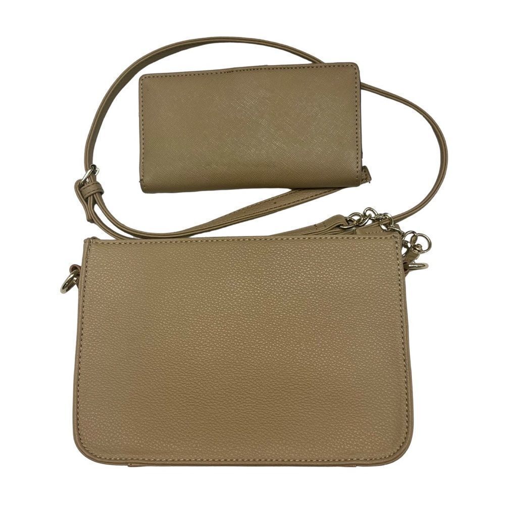 GUESS Factory tan and gold Jewlie Crossbody with BONUS matching wallet! - Picture 2 of 16